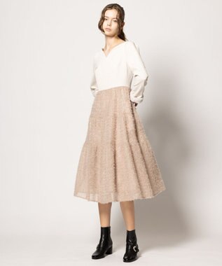 TOCCA 【ヨンア×大人百花コラボ・00サイズあり・洗える】SUGARPLUM ドレス ベージュ系