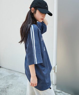 WEGO 【ユニセックス着用ITEM/MLサイズ展開】フェイクスウェードゲームT（SS） ネイビー