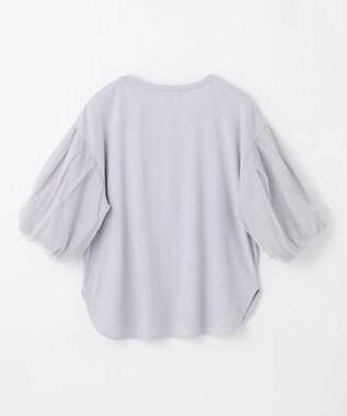 ANY 【洗濯機可/接触冷感/UVケア】エニィファンクションバルーンスリーブTシャツ チャコール