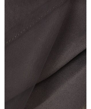 Green Parks ・ＥＬＥＮＣＡＲＥ　ＤＵＥ　チュールハイネックブラウス Charcoal Gray