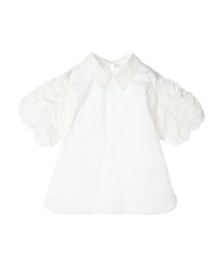 Green Parks AnriettMusee ギャザースリーブブラウス Off White