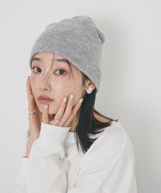 AMERICAN HOLIC ニットビーニー Gray Mixture