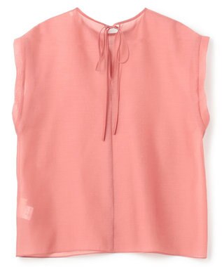 NAVE 【Nave・洗える/シアー素材】シアーリンクル ノースリーブブラウス ピンク系