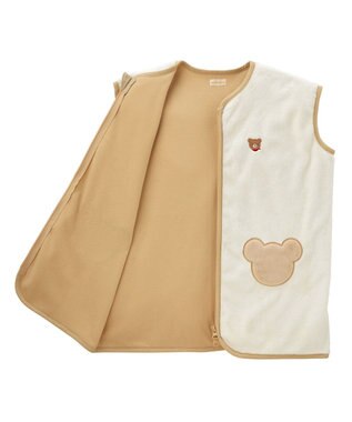 MIKI HOUSE HOT BISCUITS マイクロファー素材 スリーパー ギフトセット【BOX付き】 白