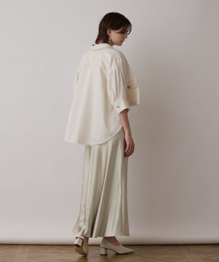 GRACE CONTINENTAL クルーニットトップ ホワイト