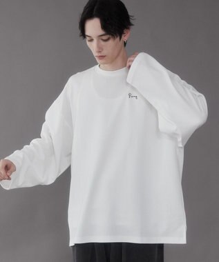 WEGO AIRFUNCTIONシンプルロゴT（LS） ホワイト