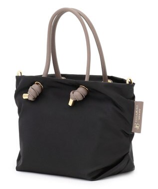 23区 VIOLAｄ’ORO ナイロン トート バッグ ブラック系