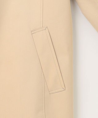 J.PRESS LADIES 【WEB限定カラーあり・撥水】80/2 T/C ツイル ステンカラー ショートコート ベージュ系