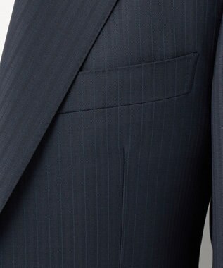 GOTAIRIKU 通年仕様【DORMEUIL/ドーメル】ミレニアル  3ピーススーツ(ネイビー) ネイビー系1