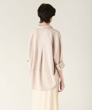 GRACE CONTINENTAL コクーンシルエットシャツ ベージュ