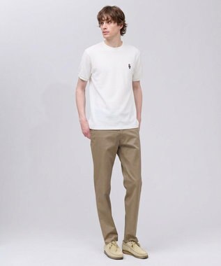 J.PRESS MEN 新デザイン【BULLDOG BOY】カノコレジメン クルーネック Tシャツ ホワイト系