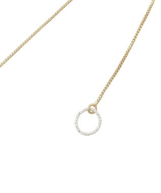 AMERICAN HOLIC ニュアンスリングスライドネックレス Gold