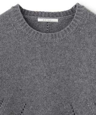 BEIGE， LIART / クルーネックニット M Gray