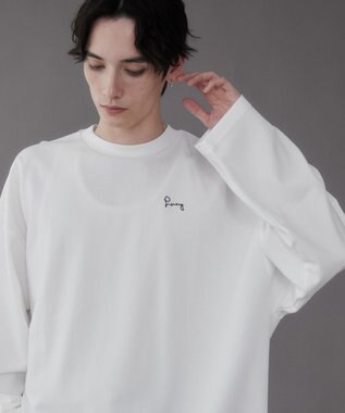 WEGO AIRFUNCTIONシンプルロゴT（LS） ホワイト