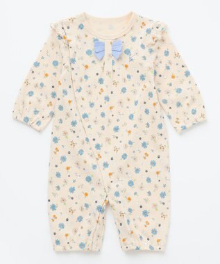 組曲 KIDS 【70㎝】デイジー ロンパース ベージュ系5