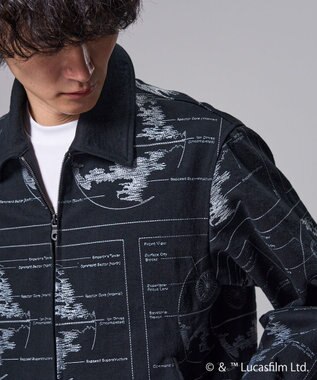 JOSEPH HOMME 【受注生産】【WEB限定】【スター・ウォーズ 】 JOSEPH HOMME スター・ウォーズ / 刺繡ブルゾン ブラック系