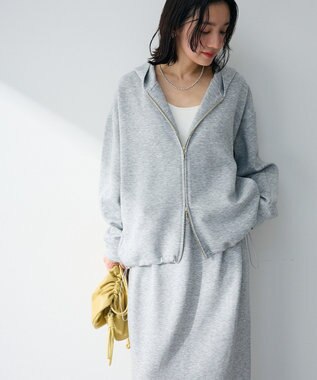 Green Parks ダブルＺＩＰ裾ドロストパーカー