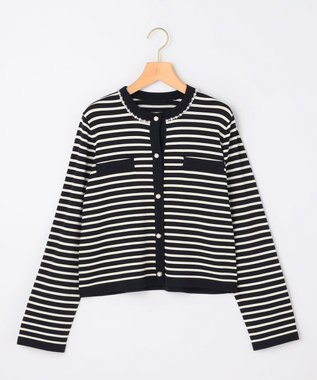 組曲 L 【先行予約・WEB限定】クリアストレッチビジューレーン カーディガン