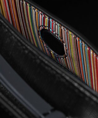 Paul Smith シグネチャーストライププラー 2WAY ミニショルダーバッグ ブラック