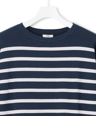 J.PRESS YORK STREET 【UNISEX】バスクボーダー ニット ブルー系1