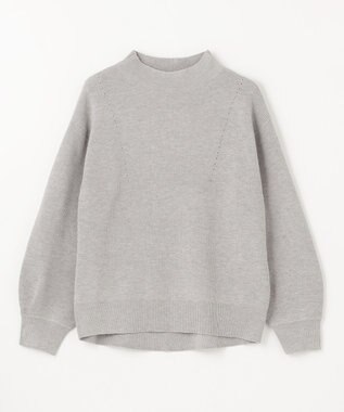 ANY 【洗濯機可能/8色展開】ソフトタッチポリエステルニット グレー