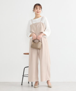 earth music&ecology デザインキャミサロペット