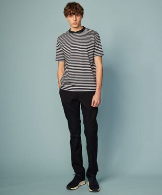 JOSEPH ABBOUD 【ウエストも伸びる！/ポケッタブル/ハイパワーストレッチ/Eco撥水】アクティブレジャーパンツ ブラック系