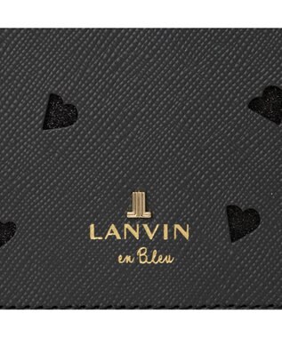 LANVIN en Bleu リュクサンブールハート パスケース ネイビー