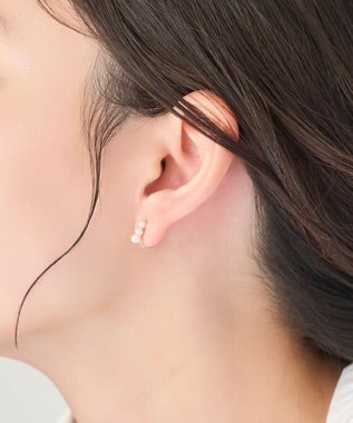 Phoebe 【K10】ノーブルパールイヤリング ゴールド