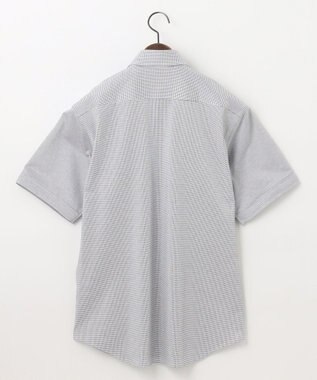 JOSEPH ABBOUD 【キングサイズ・快適な着心地/イージーケア】コンパクトジャージースクエアジャガート 半袖 シャツ ダルブルー系7