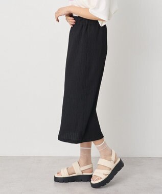 earth music&ecology 選べる丈カットナロースカート Black