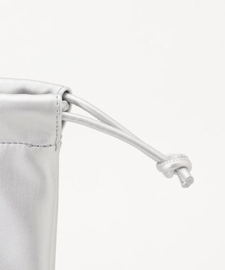 ICB 【2WAY】ドロストトートショルダー シルバー