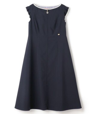 TOCCA 【洗える】SUMMER ENTRANCE ドレス ネイビー系