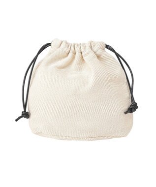 AMERICAN HOLIC 【2点SET】巾着付トライアングルミニトートバッグ Black