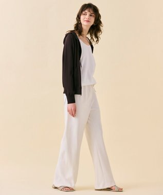 BEIGE， 【WEB限定・洗える】MONSTERA / フーデットニット Brown