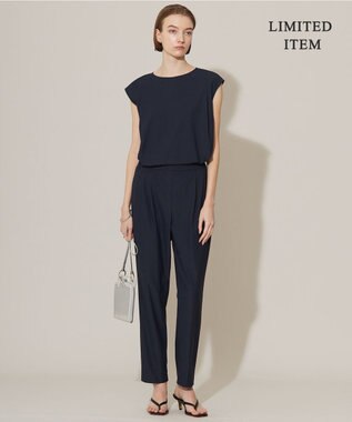 ICB L 【WEB限定・接触冷感・UVカット・洗える】アトラストリコット オールインワン ネイビー系