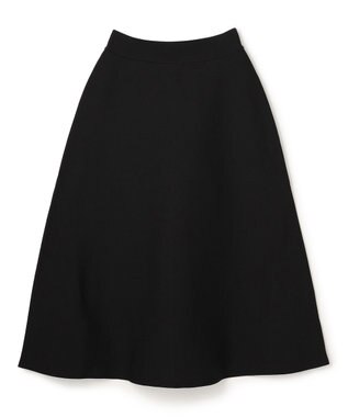 UNFILO L BEAUTY FORM KNIT フレアスカート ブラック