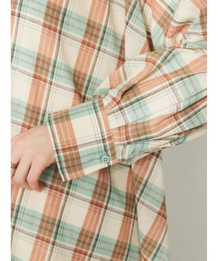 CRAFT STANDARD BOUTIQUE チェックフィッシュテールチュニック Beige