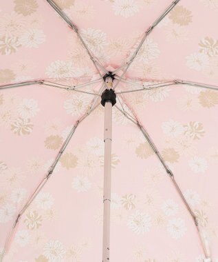 MOONBAT PAUL&JOE ACCESSOIRES(ポール＆ジョー アクセソワ) 折りたたみ傘 5段ミニ 総柄クリザンテーム ピーチ