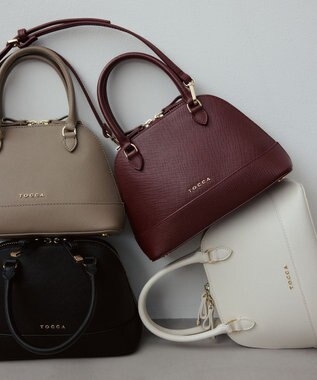 TOCCA LE SOMMET MINI BUGATTI BAG レザーバッグ ボルドー系