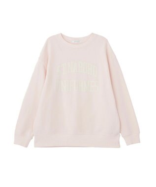 AMERICAN HOLIC カレッジロゴ裏毛スウェット Pink