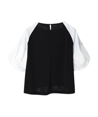 CRAFT STANDARD BOUTIQUE 袖ねじり切り替えプルオーバー Black