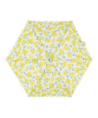 MOONBAT estaa 【耐風】折りたたみ傘 フレッシュレモン UV オフホワイト