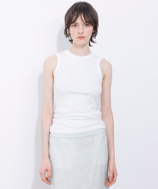 【Nave・洗える】ガーゼフライス タンクトップ