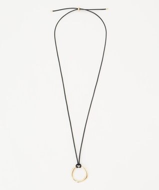 ANY ホルダーネックレス付きサングラス ブラウン×ゴールド