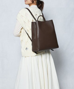 style code 【Ungrid/アングリッド】2WAY 軽量トート リュック ダークブラウン