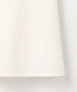 #Newans 【洗える】Aラインパフスリーブカットソー ホワイト