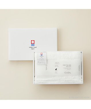PRESENTERS ROOM CUOL タオルではじめるスキンケア / バスタオル　ホワイト