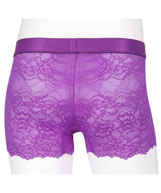 WACOAL MEN ボクサーパンツ 【レースボクサー】 美しさと快適さを追求 通気性 前閉じ WT3822 /ワコールメン パープル