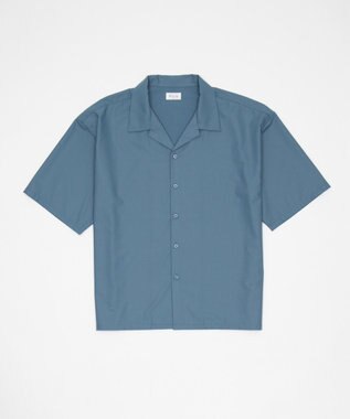 WEGO 【ユニセックス着用ITEM/SMLサイズ展開】 TRオープンカラーシャツ（SS） サックス